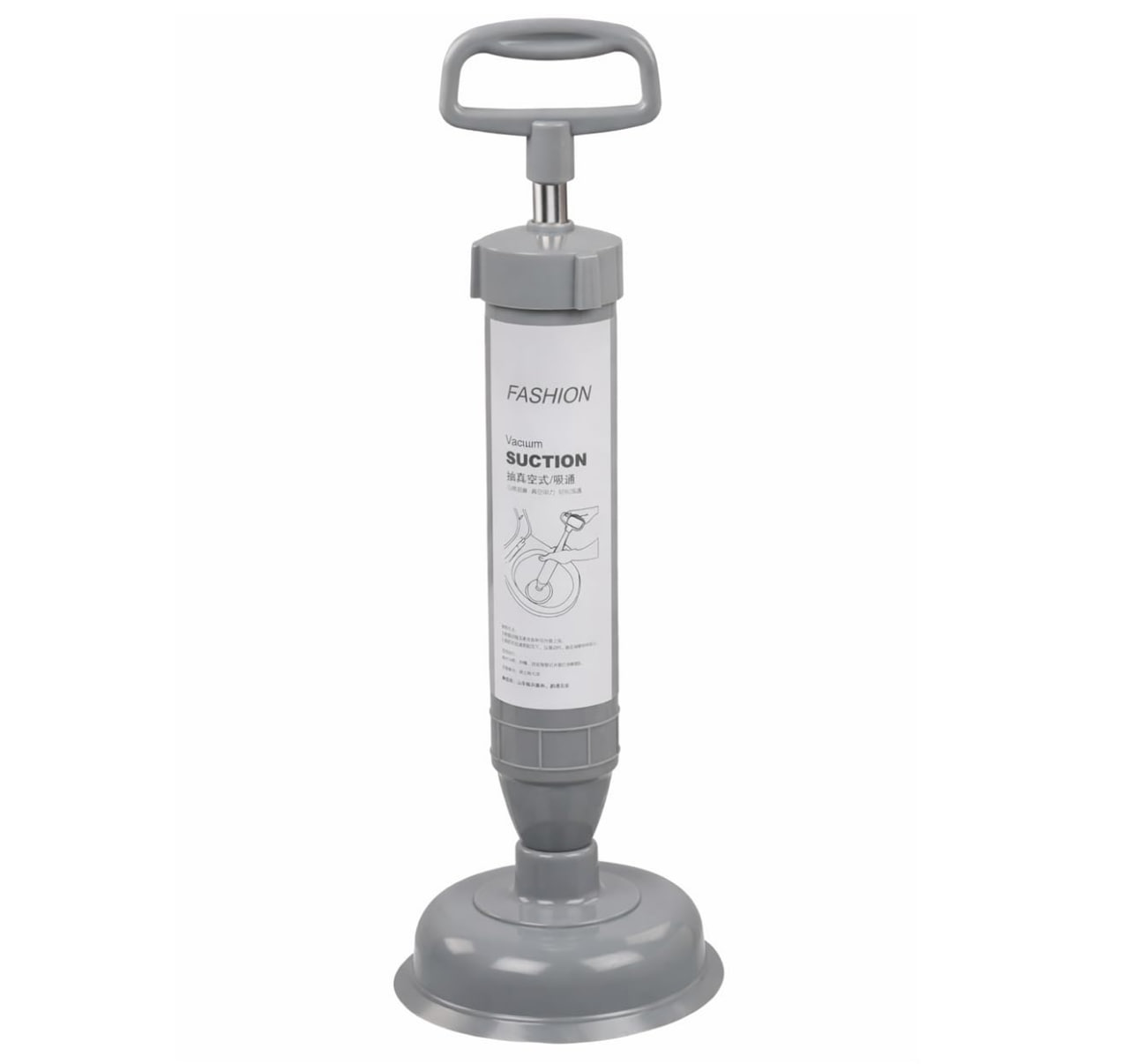 Manual Drain Cleaner Plunger Pump | High Pressure Vacuum Suction Plunger for Bathroom, Kitchen Sink & Toilet