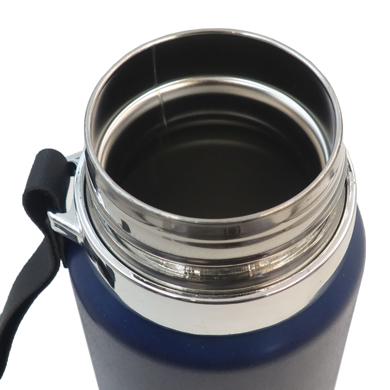 JP 1000ML  Stainless Steel Metallic Thermos Vacuum Flask Portable Rope Climbing Sports Travel Cup Water