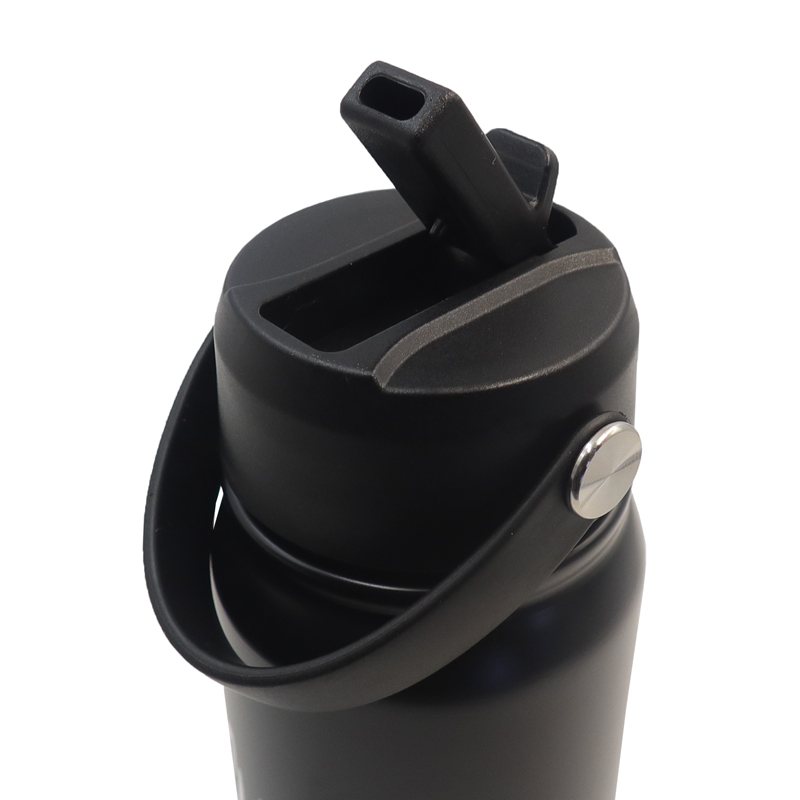 JP 1PC  600ML / 800ML  Stainless Steel Metallic Thermos Vacuum Flask Portable Rope Climbing Sports Travel Cup Water