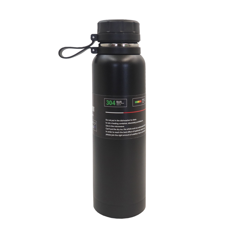 JP 1000ML  Double-wall  Stainless Steel  Vacuum Insulation  Thermos Vacuum Flask Portable Rope Climbing Sports Travel Cup Water