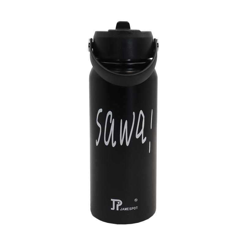 JP 1PC  600ML / 800ML  Stainless Steel Metallic Thermos Vacuum Flask Portable Rope Climbing Sports Travel Cup Water
