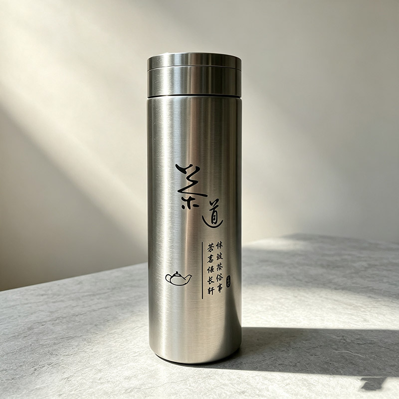 JP 350ML Stainless Steel Metallic Thermos Vacuum Flask Portable Rope Climbing Sports Travel Cup Water