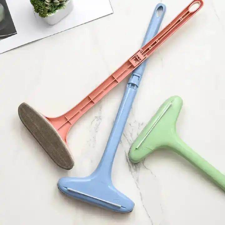 Multi-Function Mesh Screen & Window Cleaner with Long Handle – Detachable Wet & Dry Cleaning Brush for Window Screens, Glass, Doors, High Reach Areas & Home Cleaning