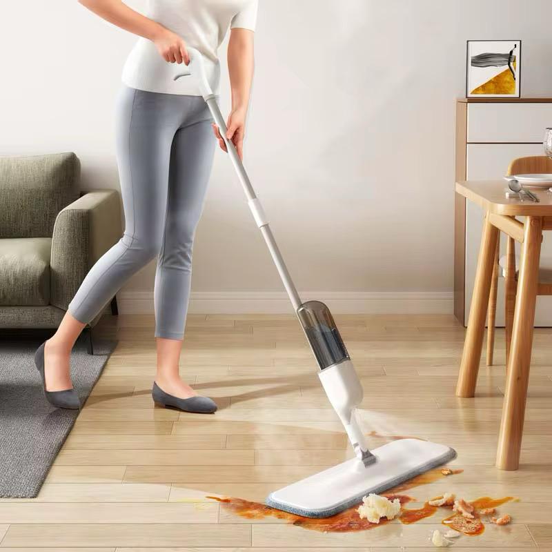 Wet & Dry Water Spray Mop with Refillable Water Bottle – Lightweight Floor Cleaning Mop, Wide Fan-Shaped Spray, Easy Cleaning Tool for Tile, Hardwood, Laminate & Vinyl Floors