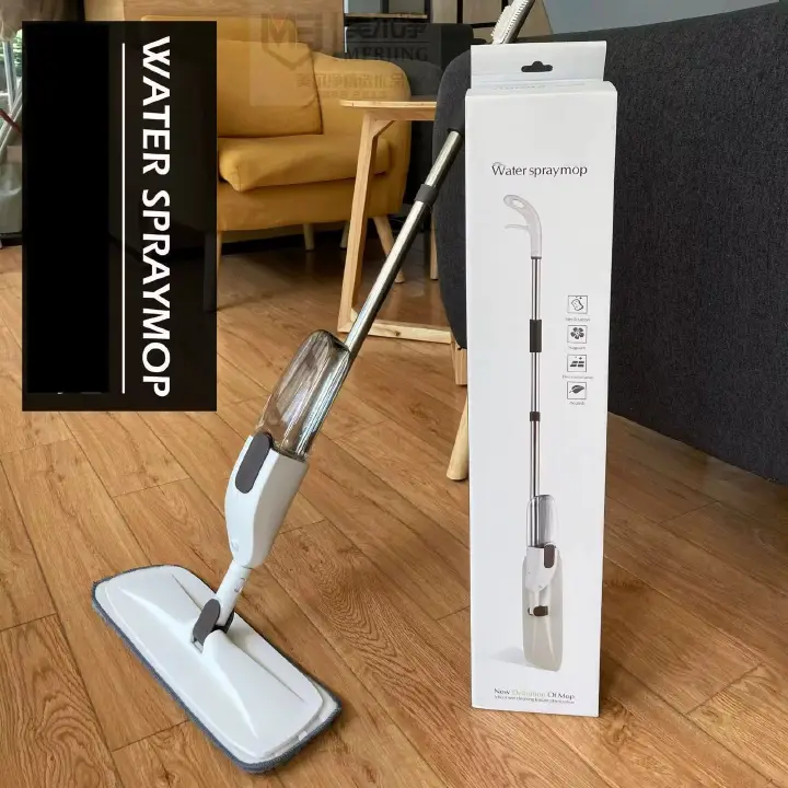 Wet & Dry Water Spray Mop with Refillable Water Bottle – Lightweight Floor Cleaning Mop, Wide Fan-Shaped Spray, Easy Cleaning Tool for Tile, Hardwood, Laminate & Vinyl Floors