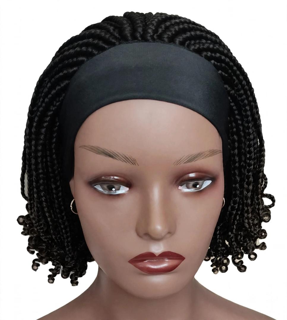 Short headband wig