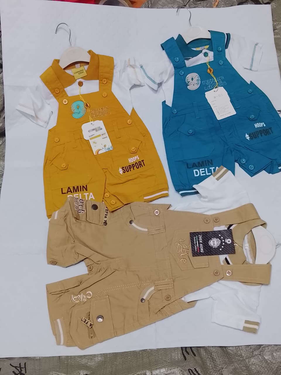 Kids Suspender Suit| Body Suit For Baby - Soft, breathable fabric for all-day comfort, Adjustable suspenders for a secure and perfect fit, Easy button closure for quick dressing