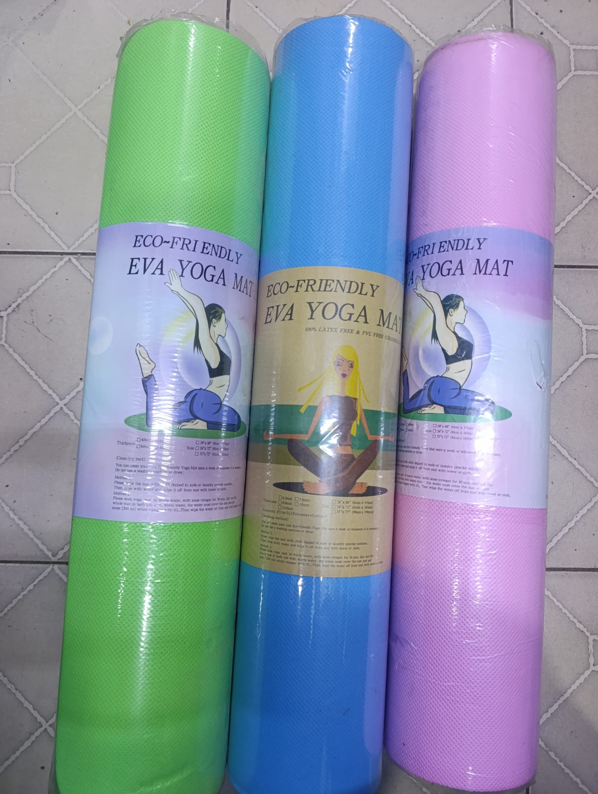 6 mm  Spongy Yoga Mat for Exercise – Non-Slip Fitness Mat for Yoga, Pilates, Stretching & Home Workouts | Comfortable Thick Workout Mat for Men & Women
