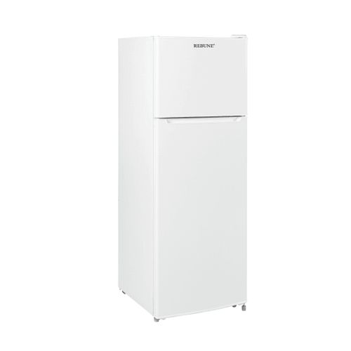 Rebune 208 Litres Double Door Refrigerator – Spacious Energy Saving Fridge for Home Use,