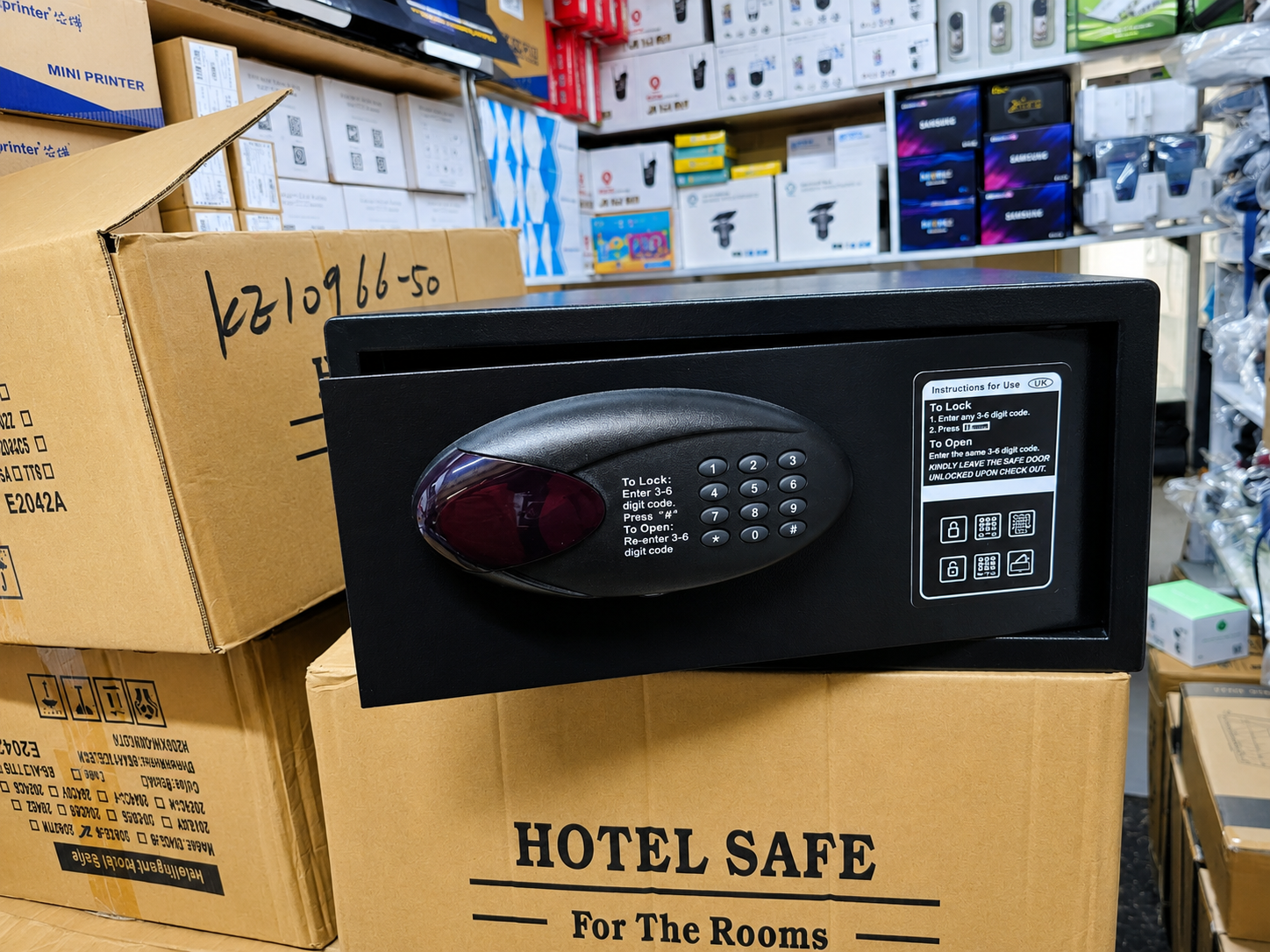 MONEY SAFE| 9KG Hotel Money Safe Box – Digital Security Safe Locker for Cash, Documents & Valuables Home & Hotel Use