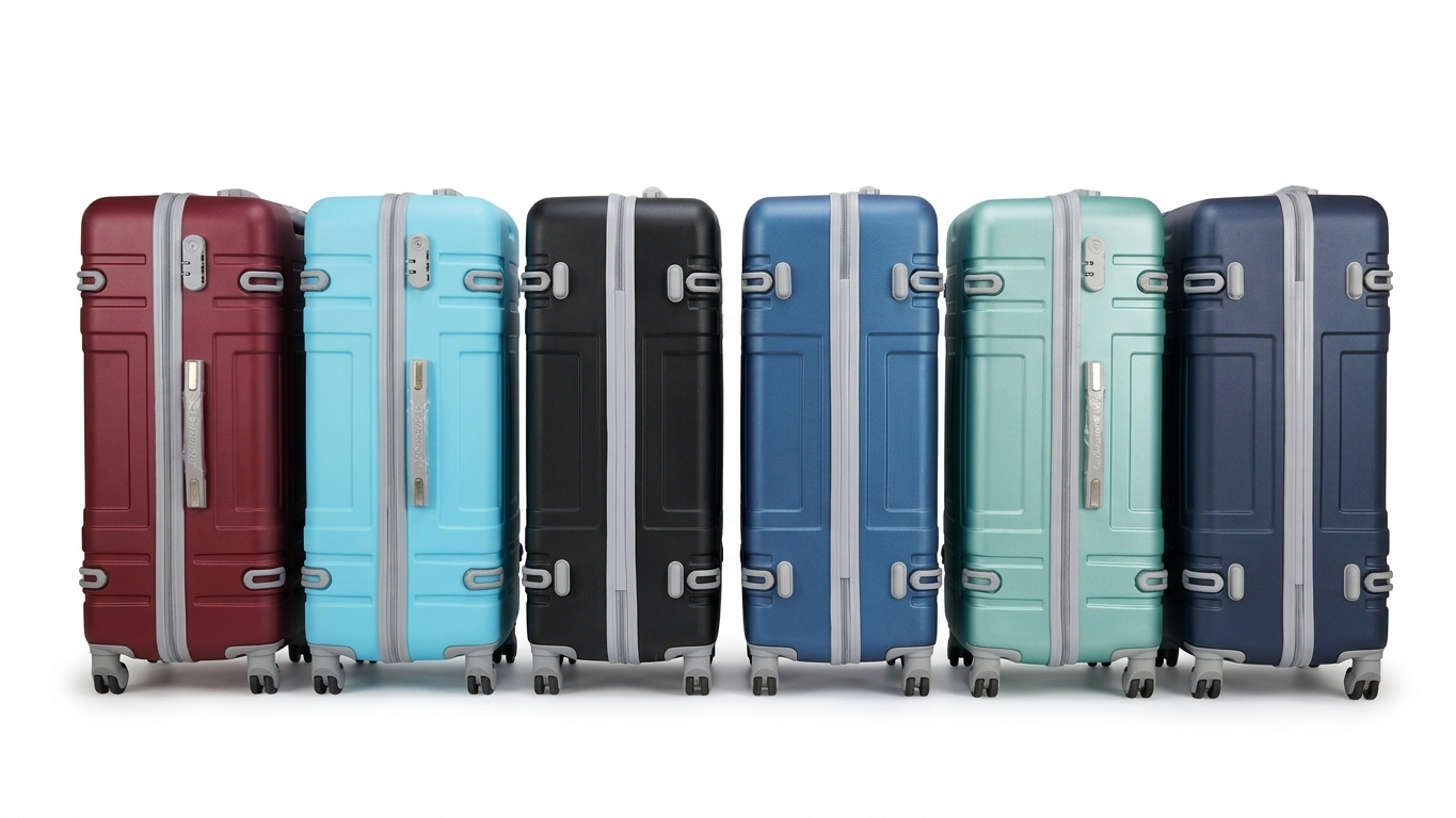 3 in 1 Luxury Fiber Suitcase Set – Travel Suitcase, Briefcase & Travel Bag Luggage Set