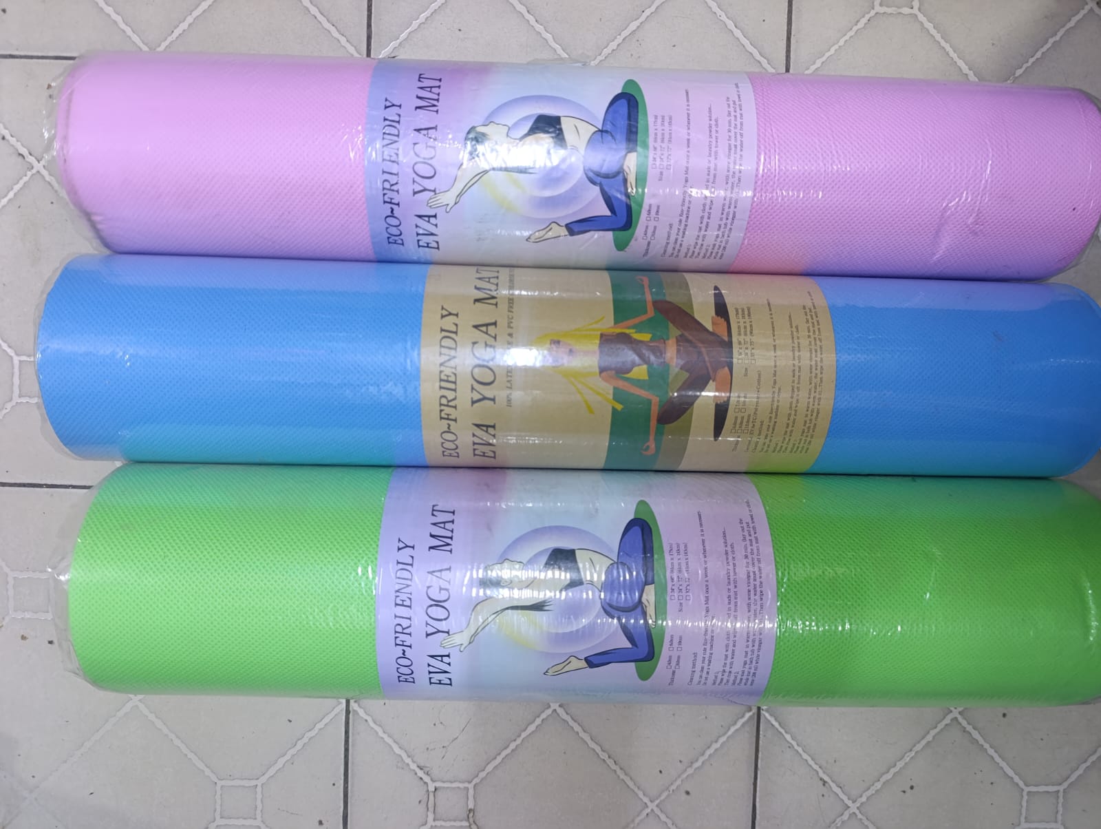 6 mm  Spongy Yoga Mat for Exercise – Non-Slip Fitness Mat for Yoga, Pilates, Stretching & Home Workouts | Comfortable Thick Workout Mat for Men & Women