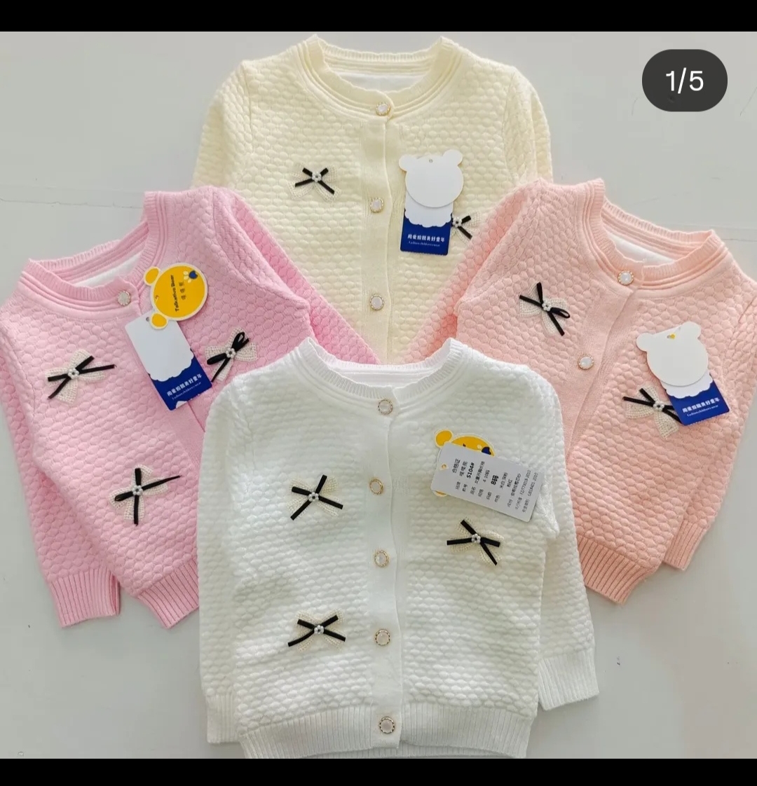 Girls Sweaters - Cotton & Fleece, Long Sleeve
