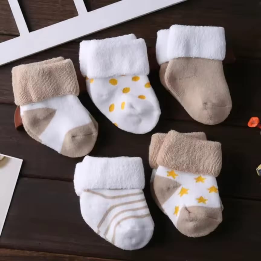 5 Pieces Heavy Baby /Kids Socks