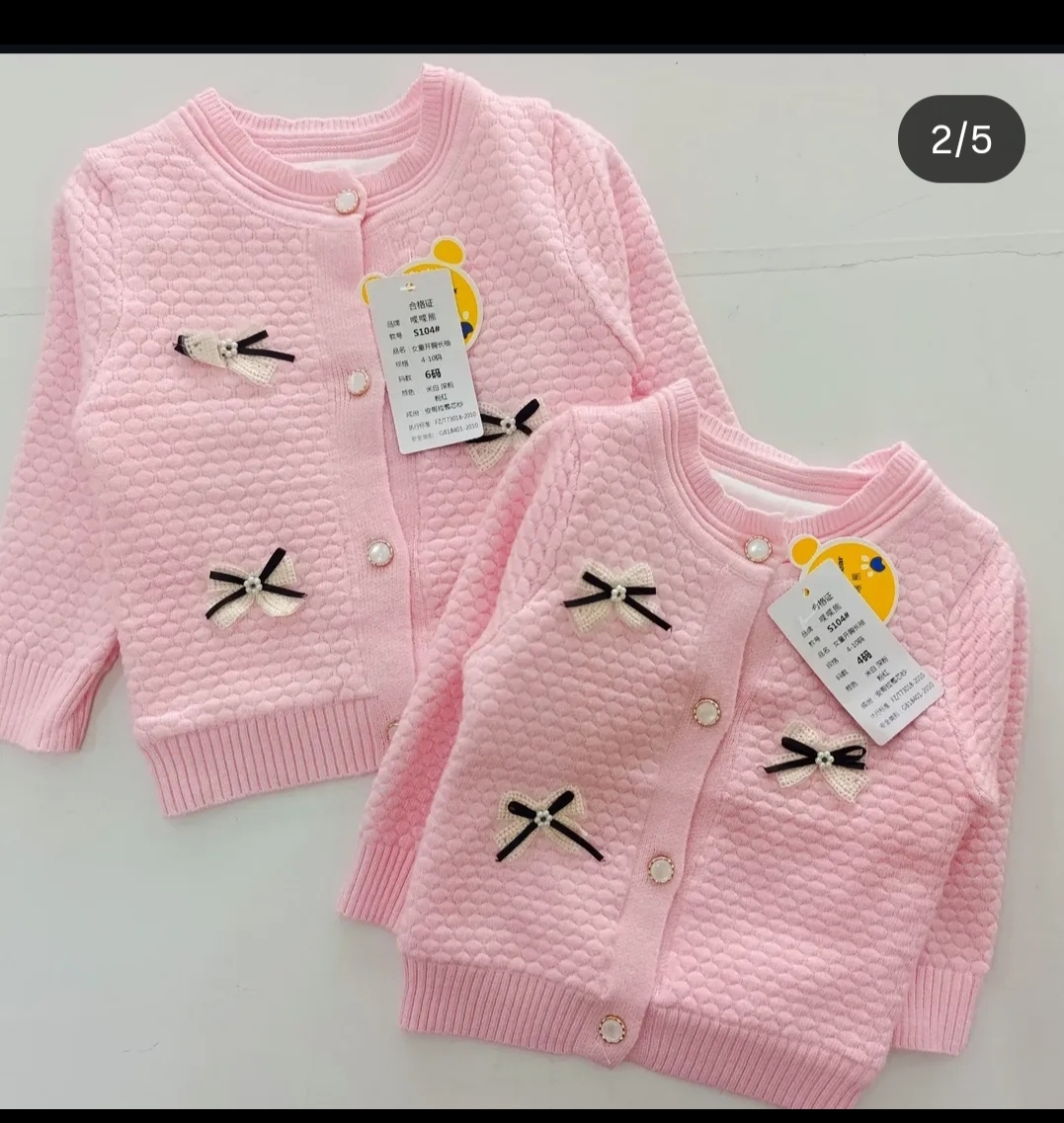Girls Sweaters - Cotton & Fleece, Long Sleeve
