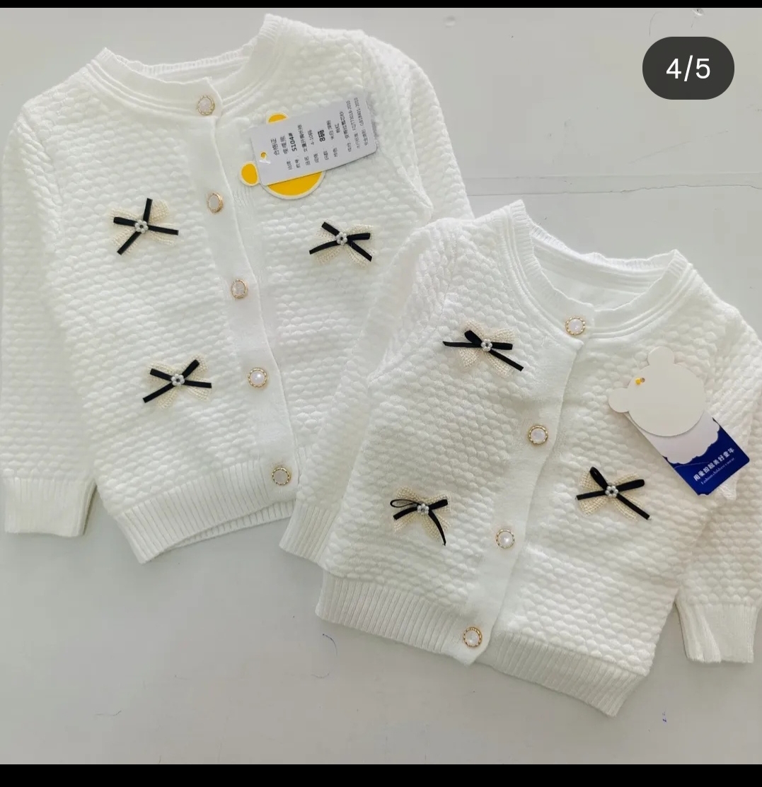 Girls Sweaters - Cotton & Fleece, Long Sleeve