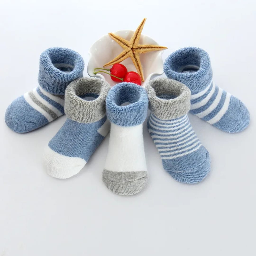 5 Pieces Heavy Baby /Kids Socks