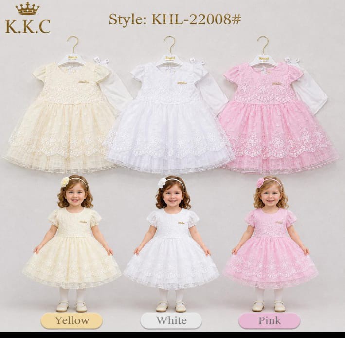 Luxury Baby and Toddler Girls Floral Lace Tulle Dress with Matching Tights set - 2 piece Special Occasion Outfit