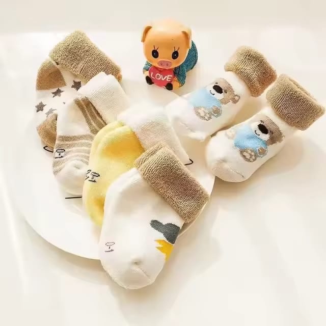 5 Pieces Heavy Baby /Kids Socks