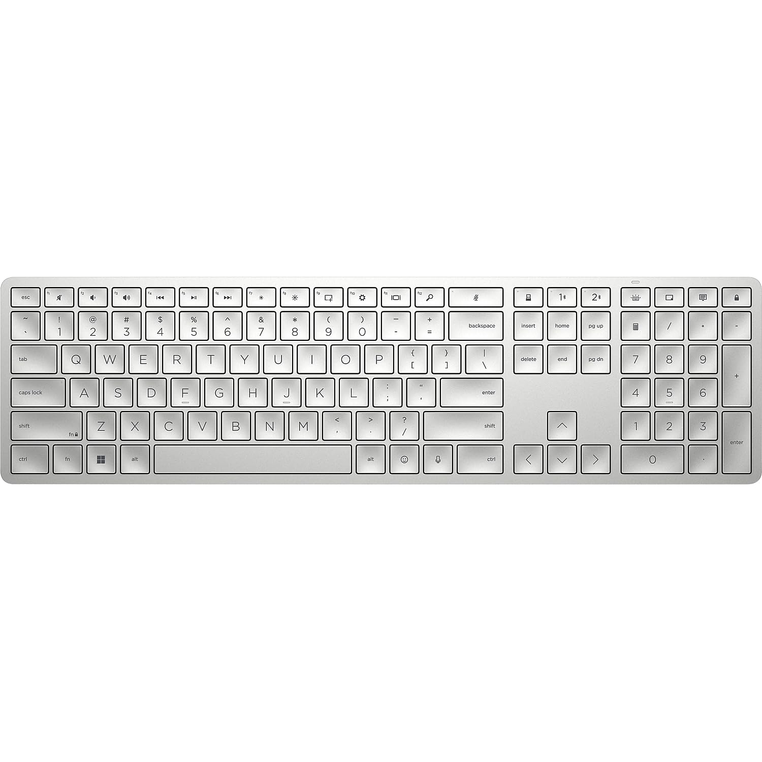 HP 970 Programmable Wireless Keyboard | 24 Programmable Keys | Multi-Device Bluetooth | USB-C Rechargeable | Smart Backlight