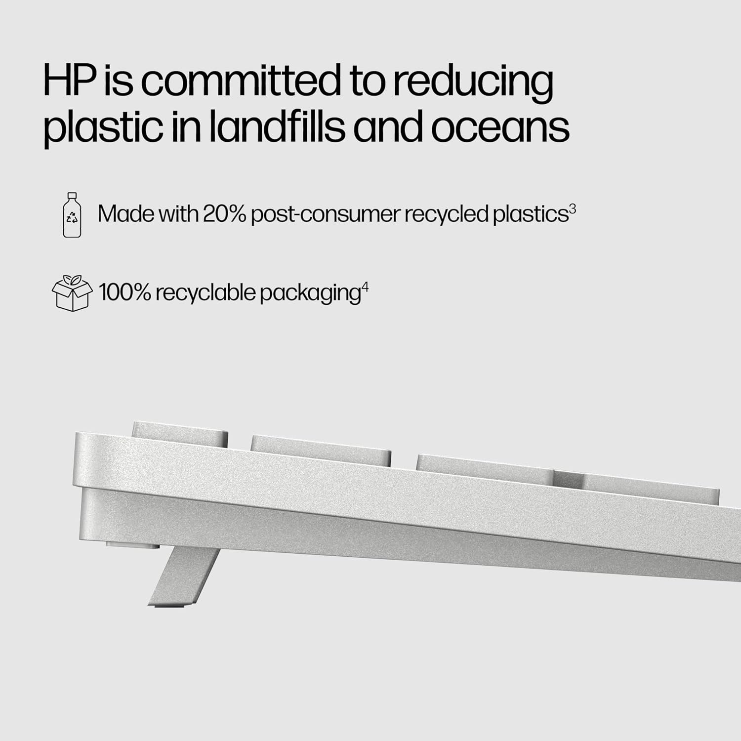 HP 970 Programmable Wireless Keyboard | 24 Programmable Keys | Multi-Device Bluetooth | USB-C Rechargeable | Smart Backlight