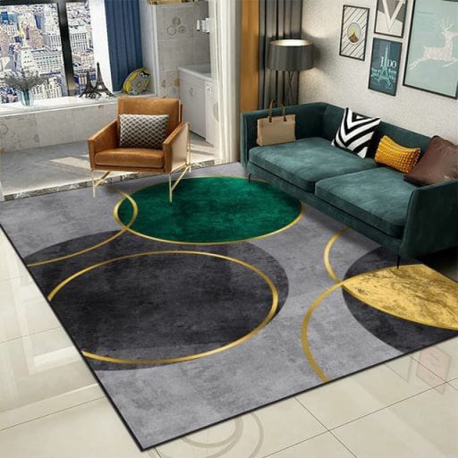 7*10 Luxurious 3D Carpet for Living Room Bedroom Mat Indoor Washable Floor Home and Decor Mat Size 7x10