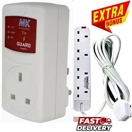 Power King 4 Way Extension Socket And A Free Tv Guard Protector