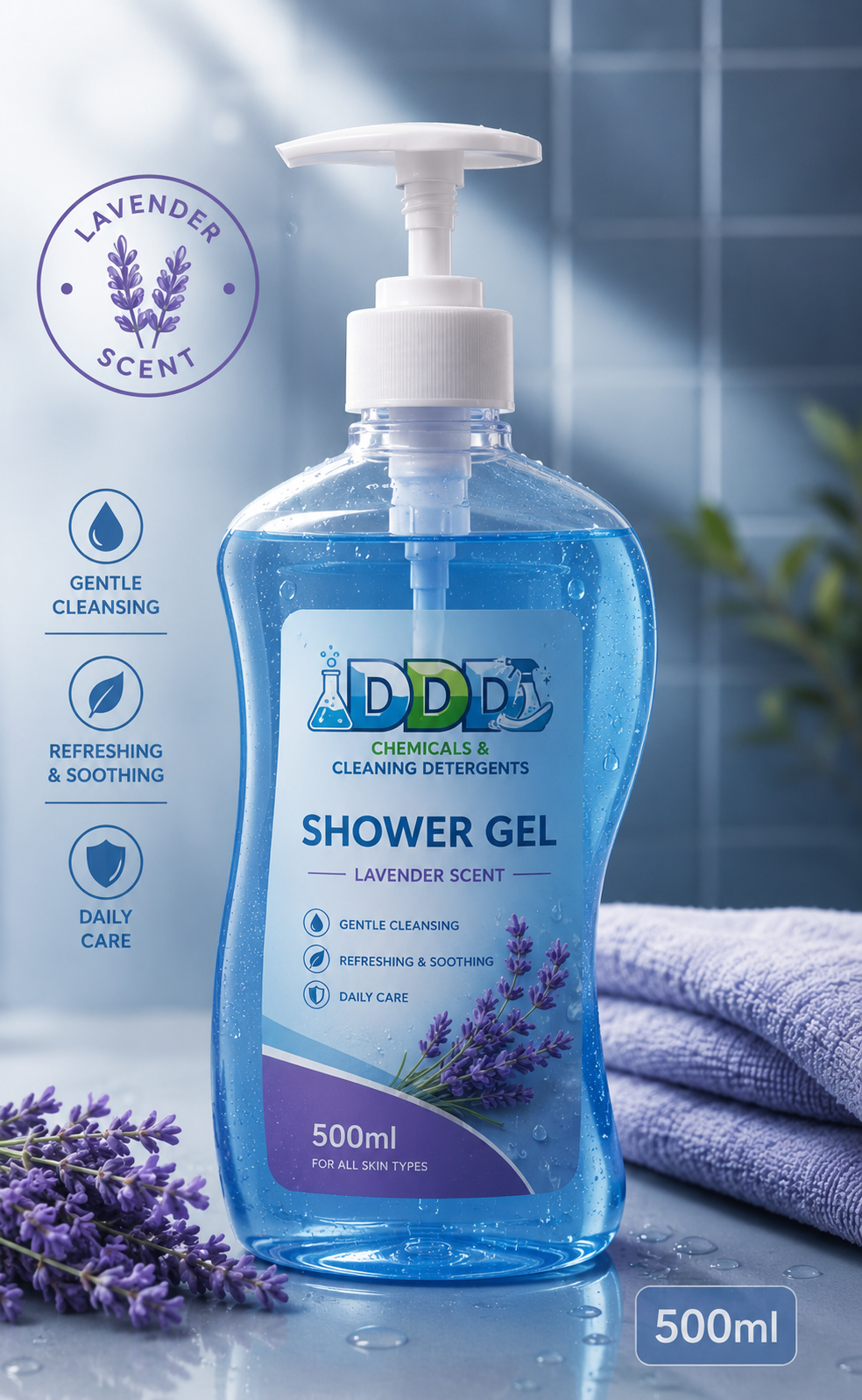 SHOWER GEL LAVENDER SCENT
