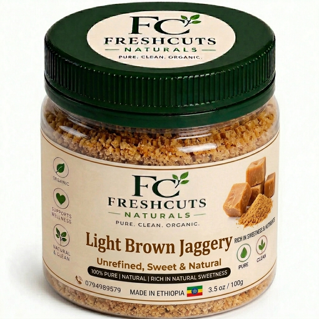 LIGHT BROWN JAGGERY 100G
