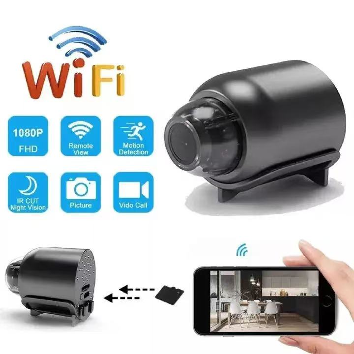 Tow factory Audio Video Wireless Security Surveillance Camera 1080P HD Mini Camera Wifi IP Smart Home Indoor Night Vision AI Human Camcorder