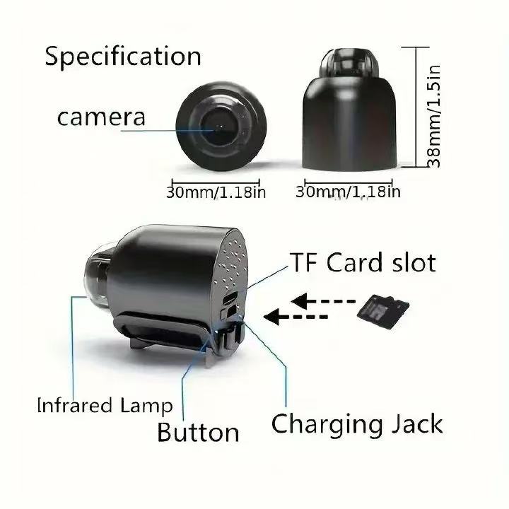 Tow factory Audio Video Wireless Security Surveillance Camera 1080P HD Mini Camera Wifi IP Smart Home Indoor Night Vision AI Human Camcorder