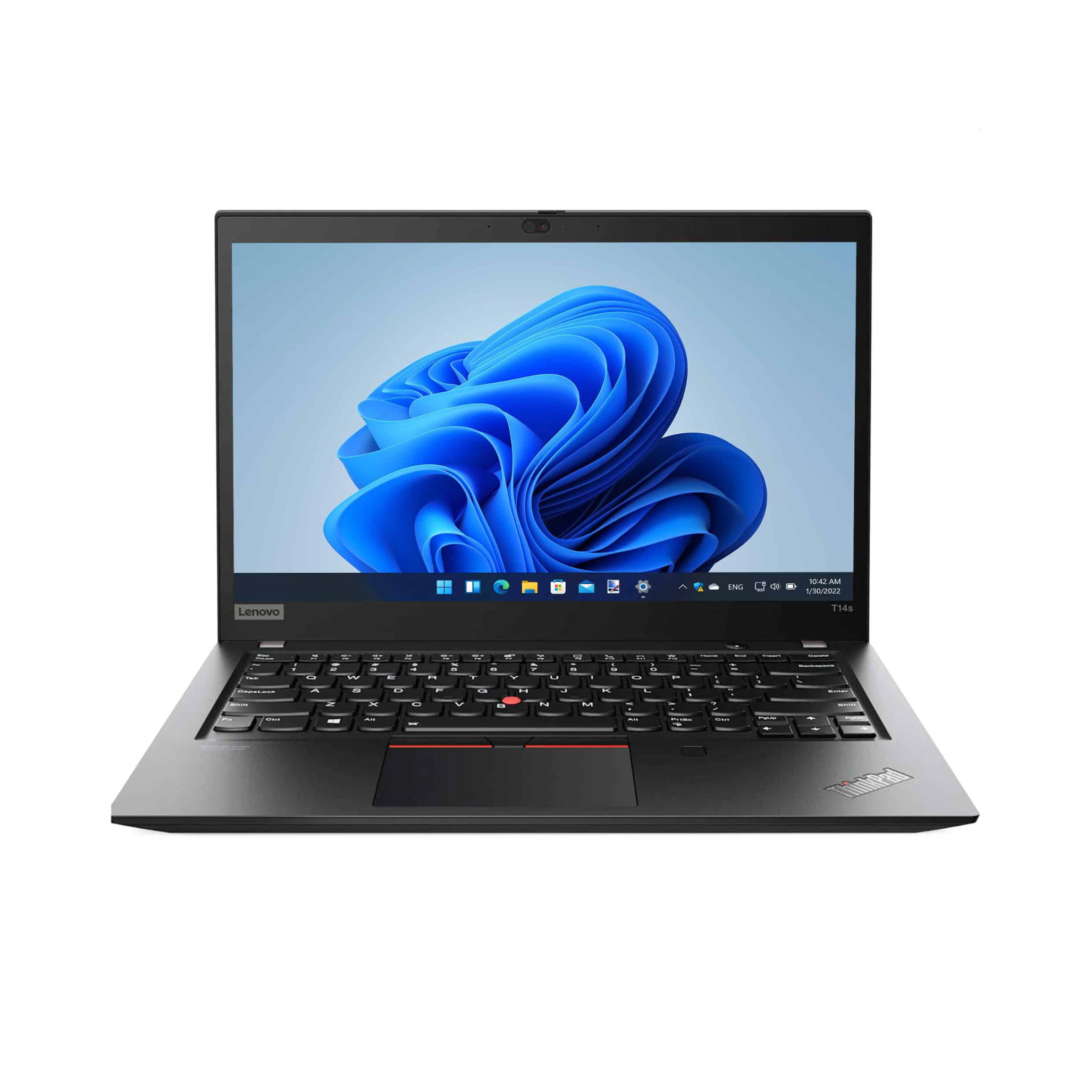 Lenovo Renewed ThinkPad T14s Laptop Intel Core i5 10th Gen 8GB RAM 256GB SSD 14" FHD Windows 11 Free Mouse