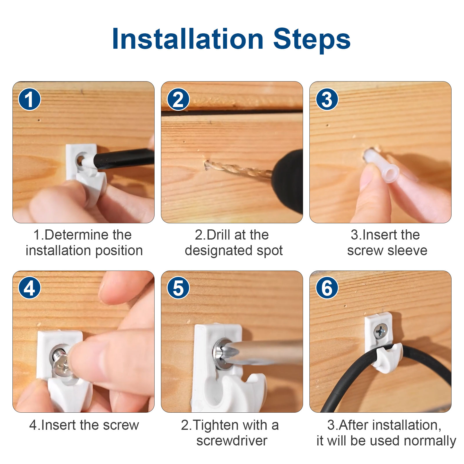 40pcs White Down Wall Clips, Closet Shelves Clips, Wire Shelf Loop Clips, Plastic Heavy Duty Wire Shelf Brackets