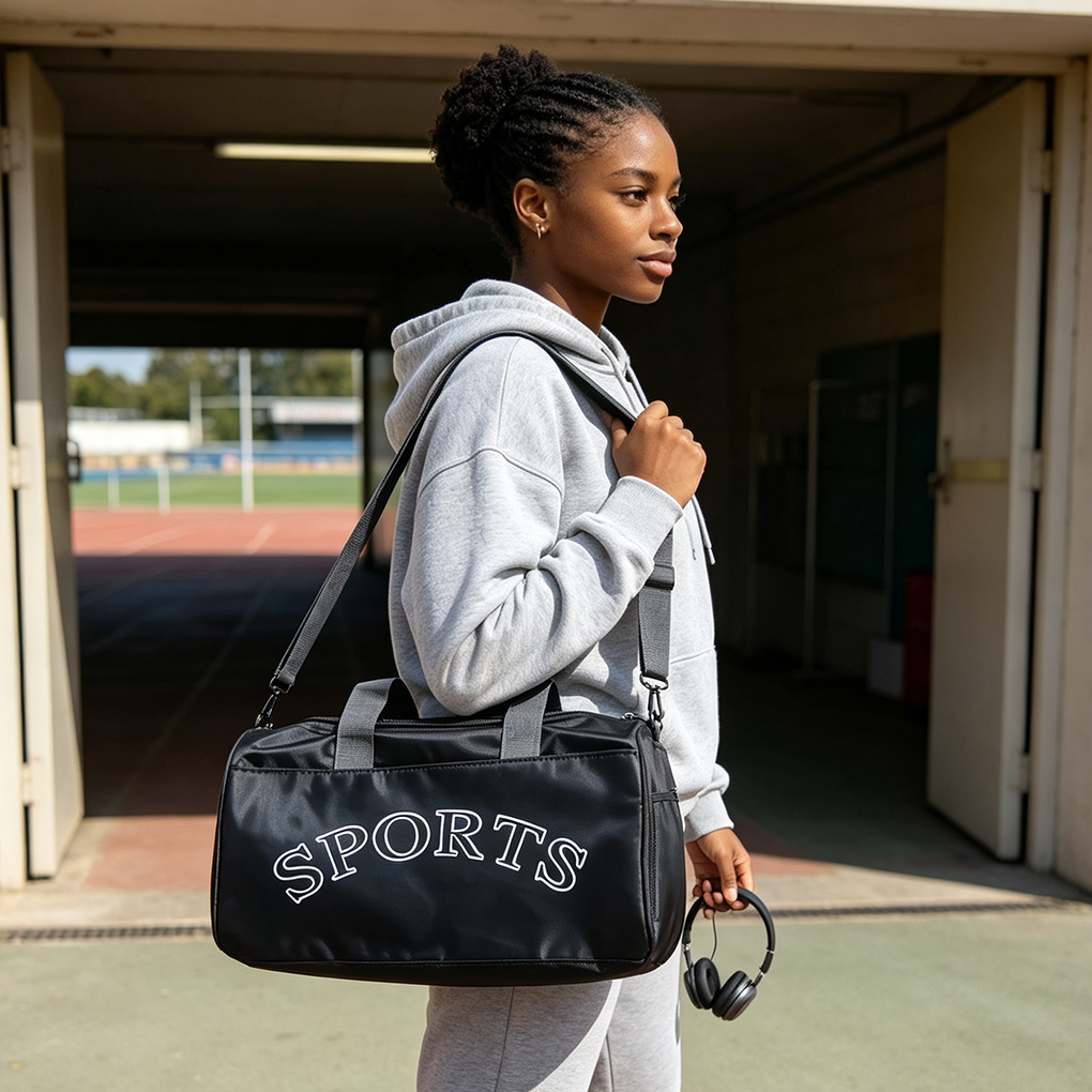 Outdoor Fashionable Sport And Casual Single-Shoulder Crossbody Large-Capacity Travel Bag For Fitness Use