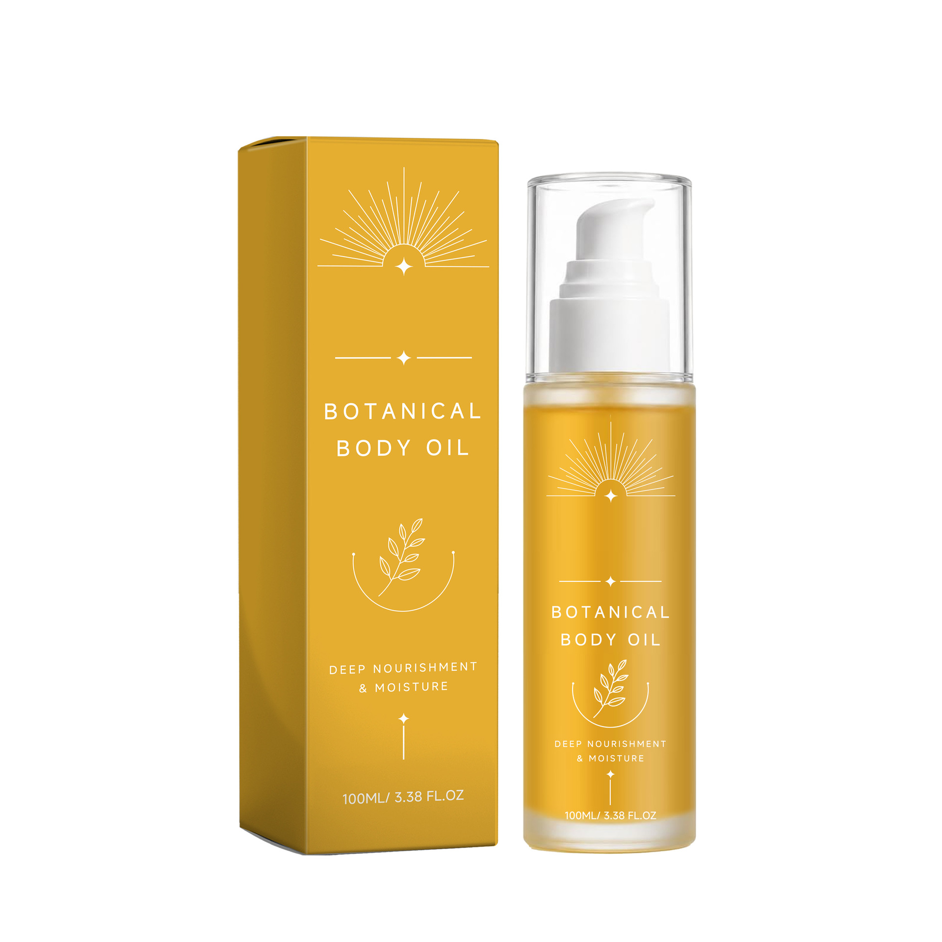 Soft and Nourishing Body Oil, Gentle Ingredients to Moisturize Body Skin, Hydrating and Smoothing, Daily Body Care Oil
