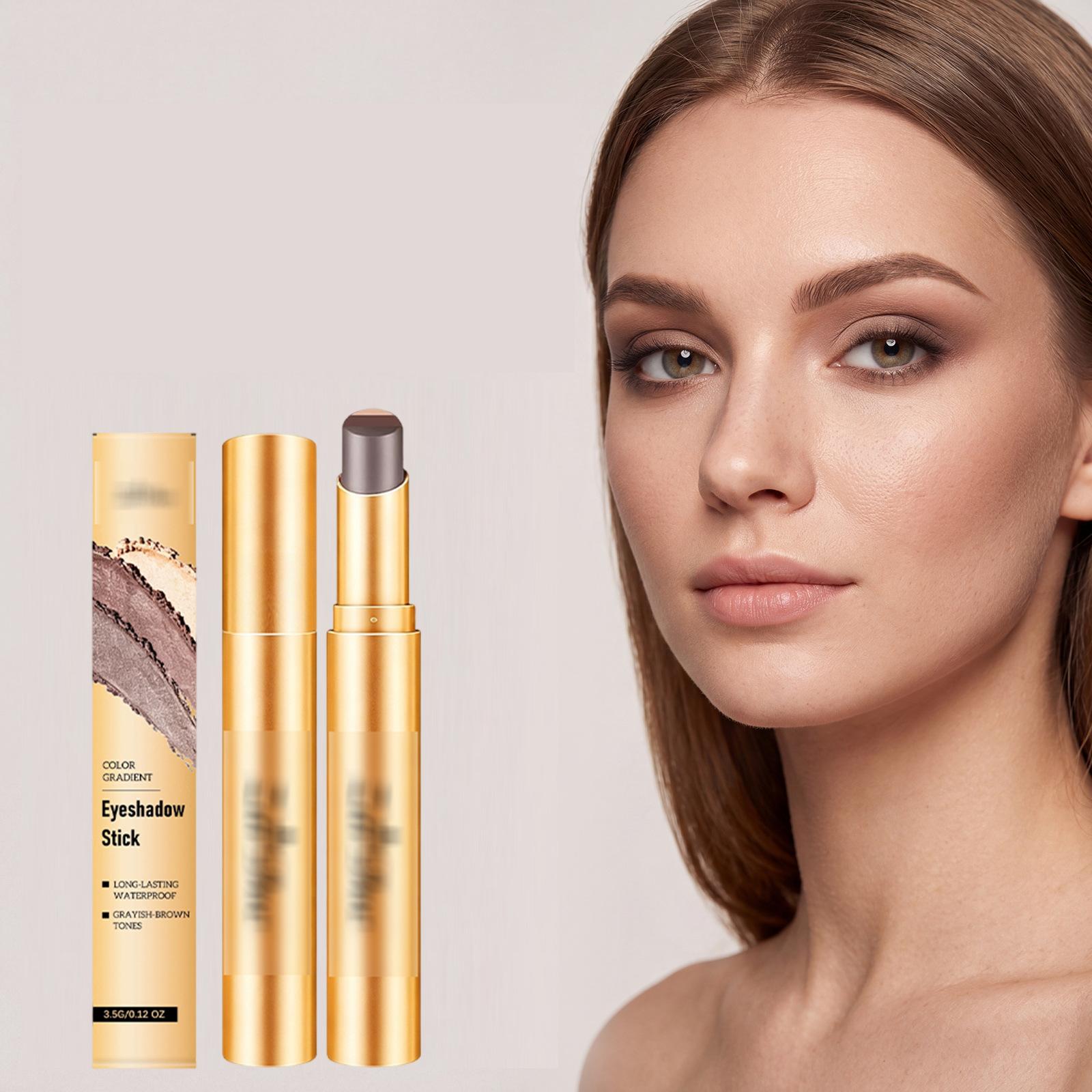Long-lasting Multi-color Eyeshadow Stick (Matte Earth Tones) Silky and Pigmented, Compact and Portable, Beautiful Makeup Eyeshadow Pencil
