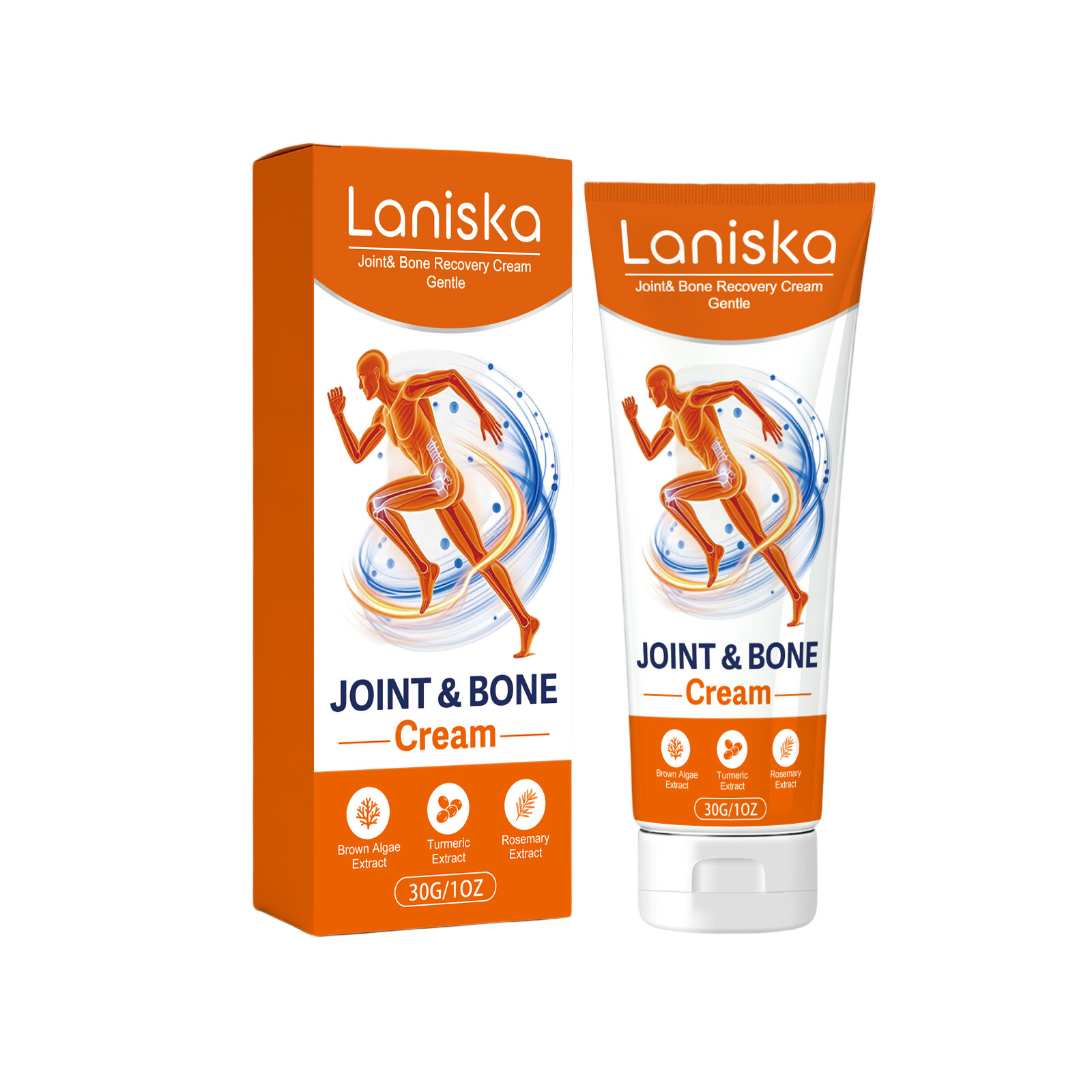 LANISKA Joint Care Cream Daily Gentle Care for Active Joints and Muscles, Refreshing and Easy-to-Apply Care Cream