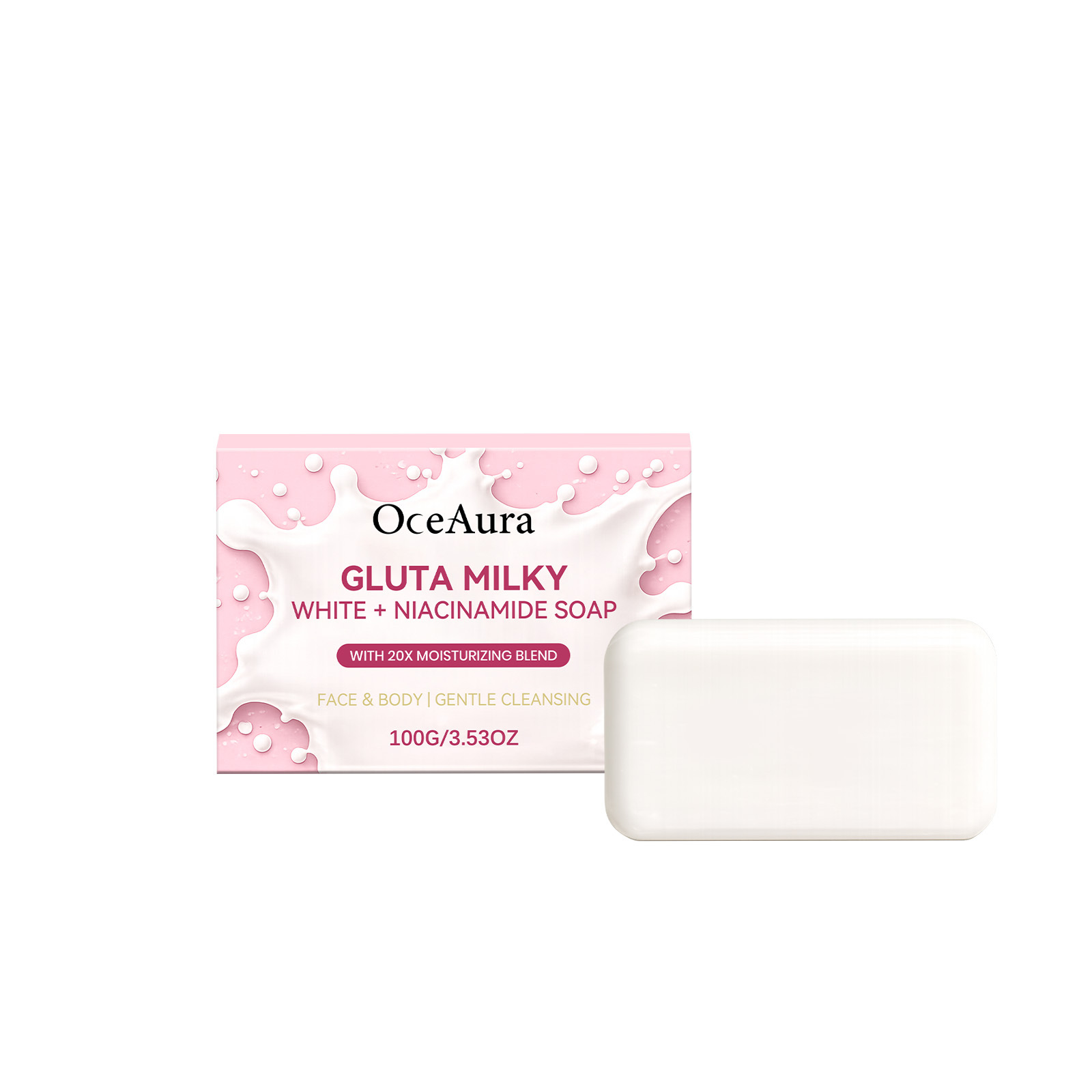 OCEAURA Bath Soap - Gentle care that fits your skin, refreshing and comfortable for everyday home bathing and cleaning