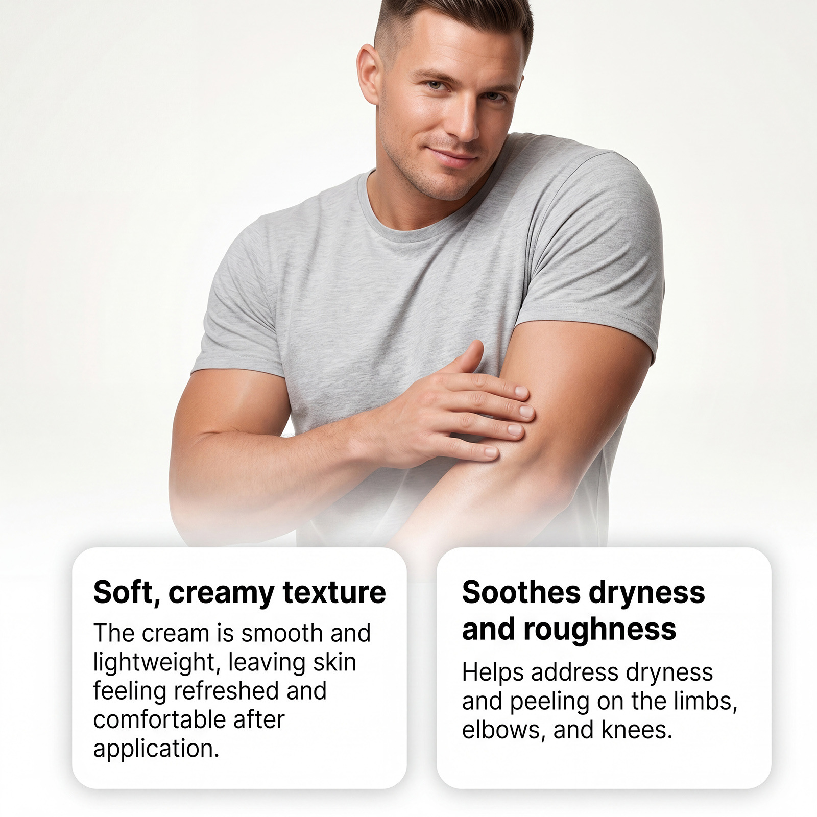 EAST MOON Men's Moisturizing Cream, Skin Hydration and Radiance, Moist Daily Comfortable and Refreshing Skincare Body Cream