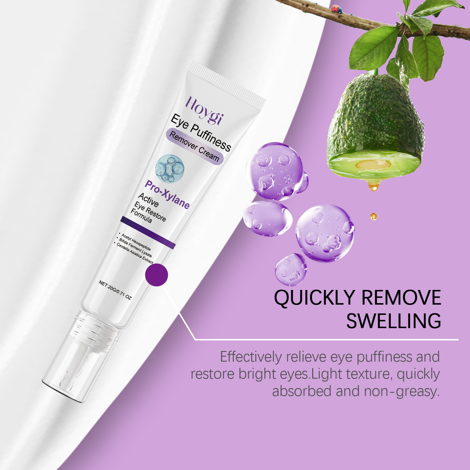 HOYGI Eye Care Cream - Gentle and Hydrating, Keeps Your Eye Area Moisturized and Nourished