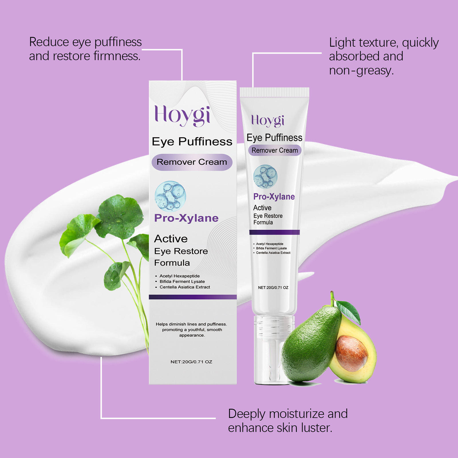HOYGI Eye Care Cream - Gentle and Hydrating, Keeps Your Eye Area Moisturized and Nourished