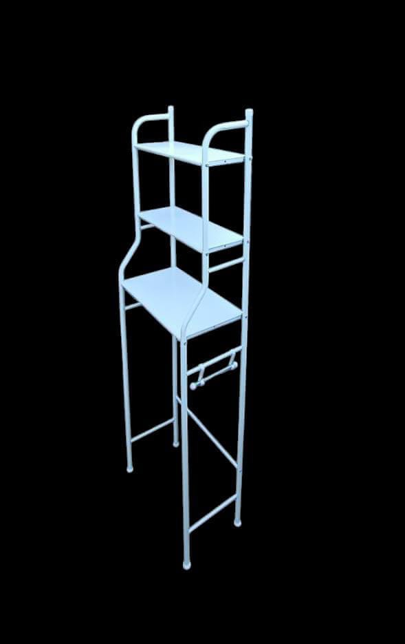 🚽 Space-Saving Over-the-Toilet Storage Rack | 3-Tier Bathroom Organizer Shelf ✨