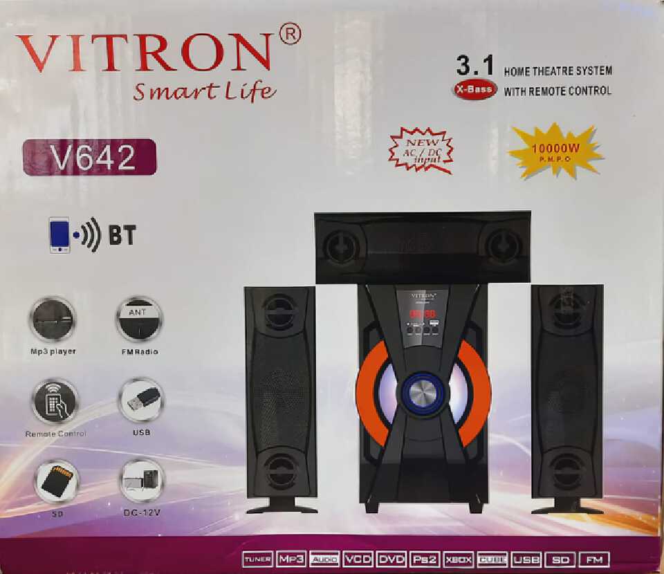 Vitron V642 3.1CH Multimedia Subwoofer Speaker System
