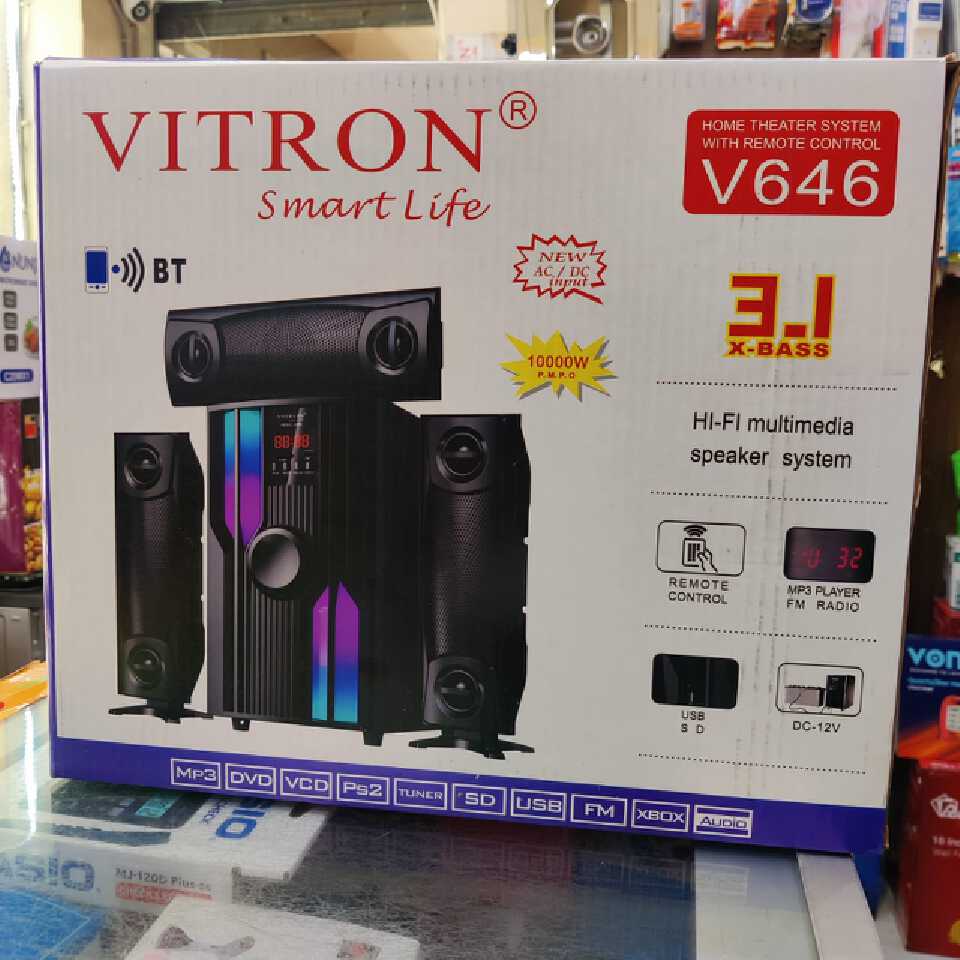 Vitron V646 3.1CH Multimedia Subwoofer Speaker System