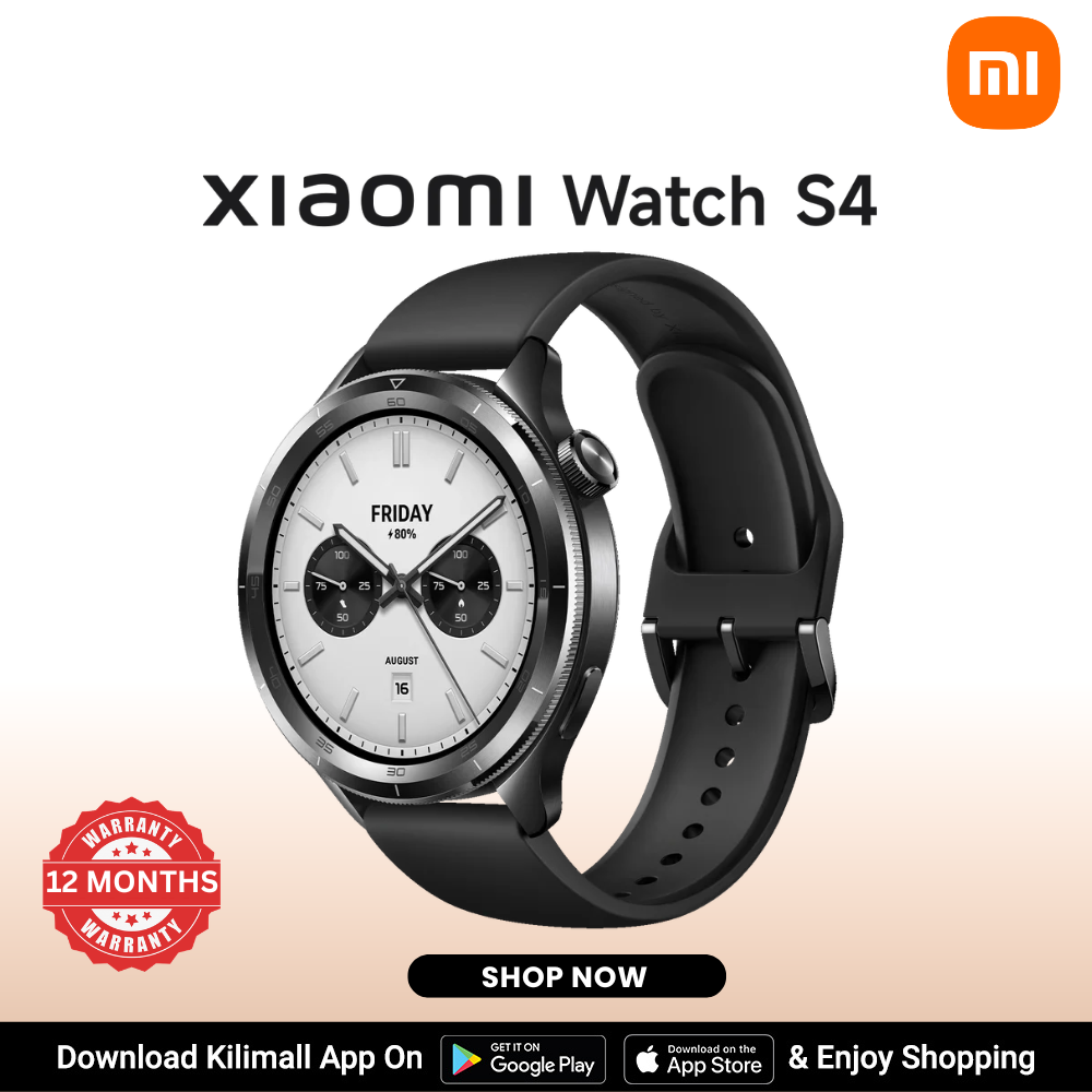 【Xiaomi Official】Xiaomi Watch S4 1.43" AMOLED Smartwatch 486mAh Battery GPS Bluetooth 5.3 5ATM Waterproof