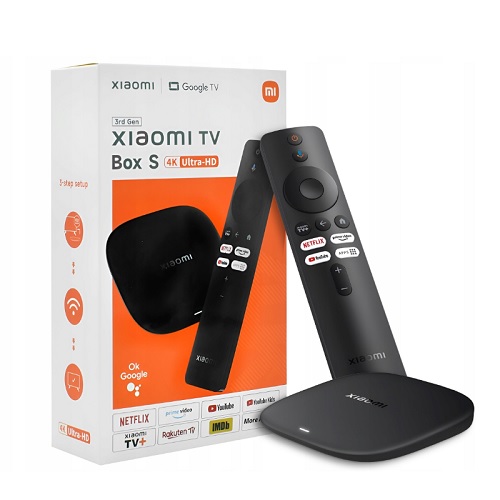 【Special Offer】Xiaomi TV Box S 3rd Gen - 4K UHD, Google TV, 32GB Memory, Dolby Vision & Atmos, WiFi 6, HDMI 2.1, Fast Streaming, Compact and Powerful