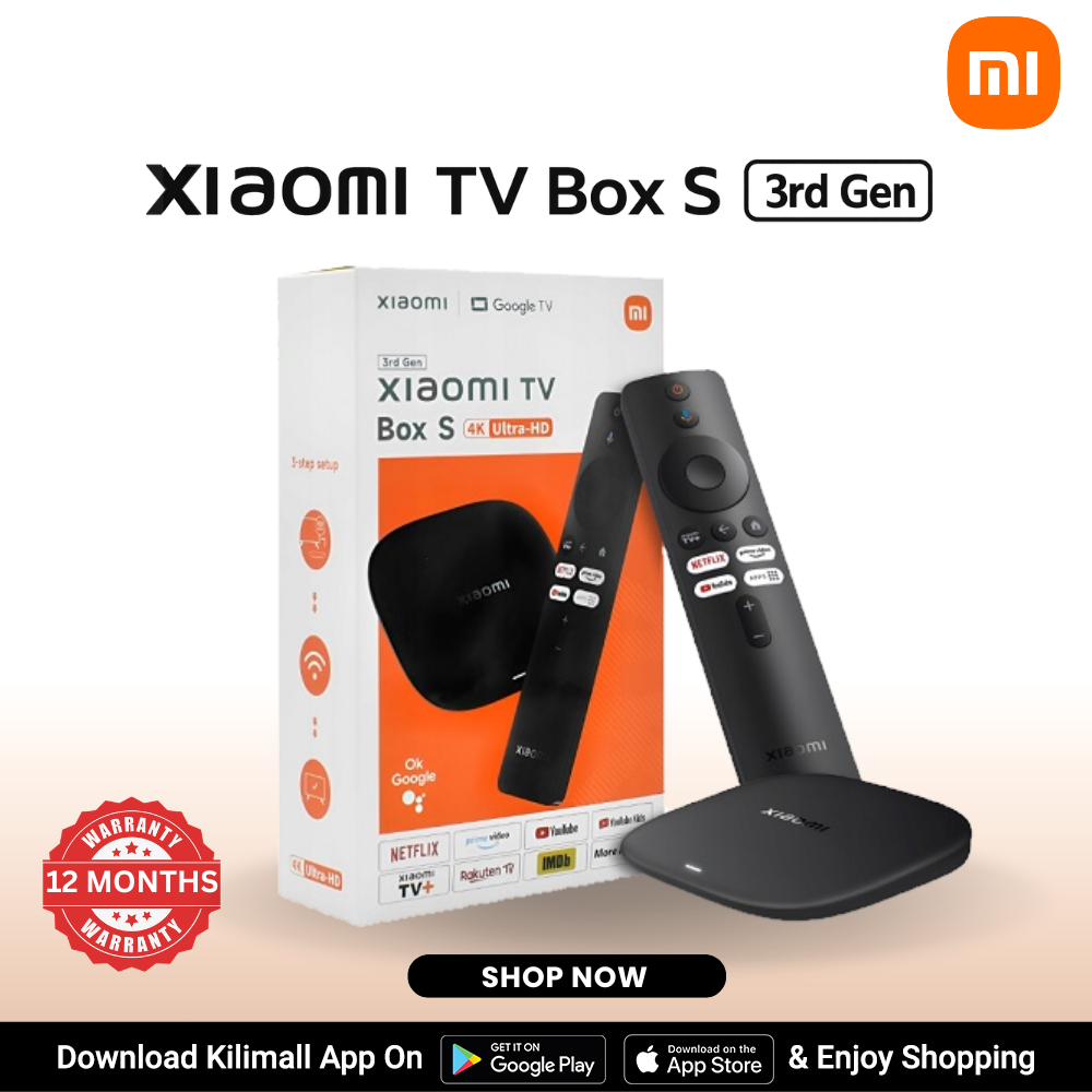 【Special Offer】Xiaomi TV Box S 3rd Gen - 4K UHD, Google TV, 32GB Memory, Dolby Vision & Atmos, WiFi 6, HDMI 2.1, Fast Streaming, Compact and Powerful