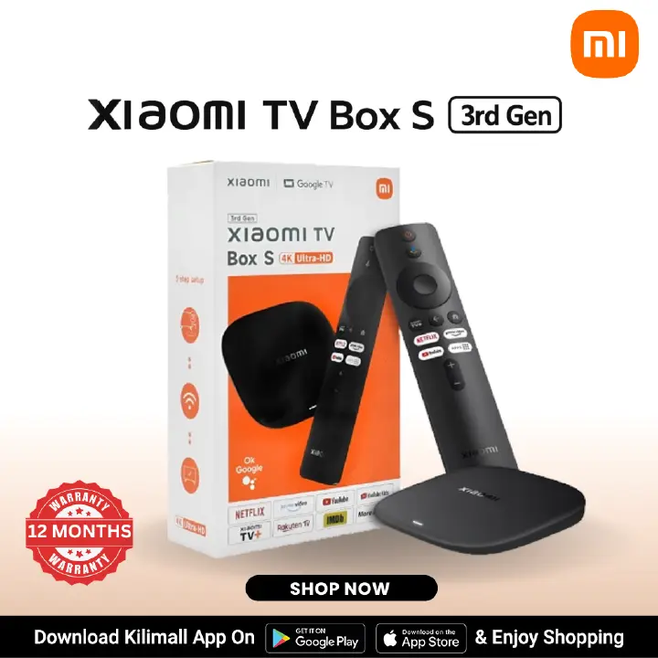 【Special Offer】Xiaomi TV Box S 3rd Gen - 4K UHD, Google TV, 32GB Memory, Dolby Vision & Atmos, WiFi 6, HDMI 2.1, Fast Streaming, Compact and Powerful