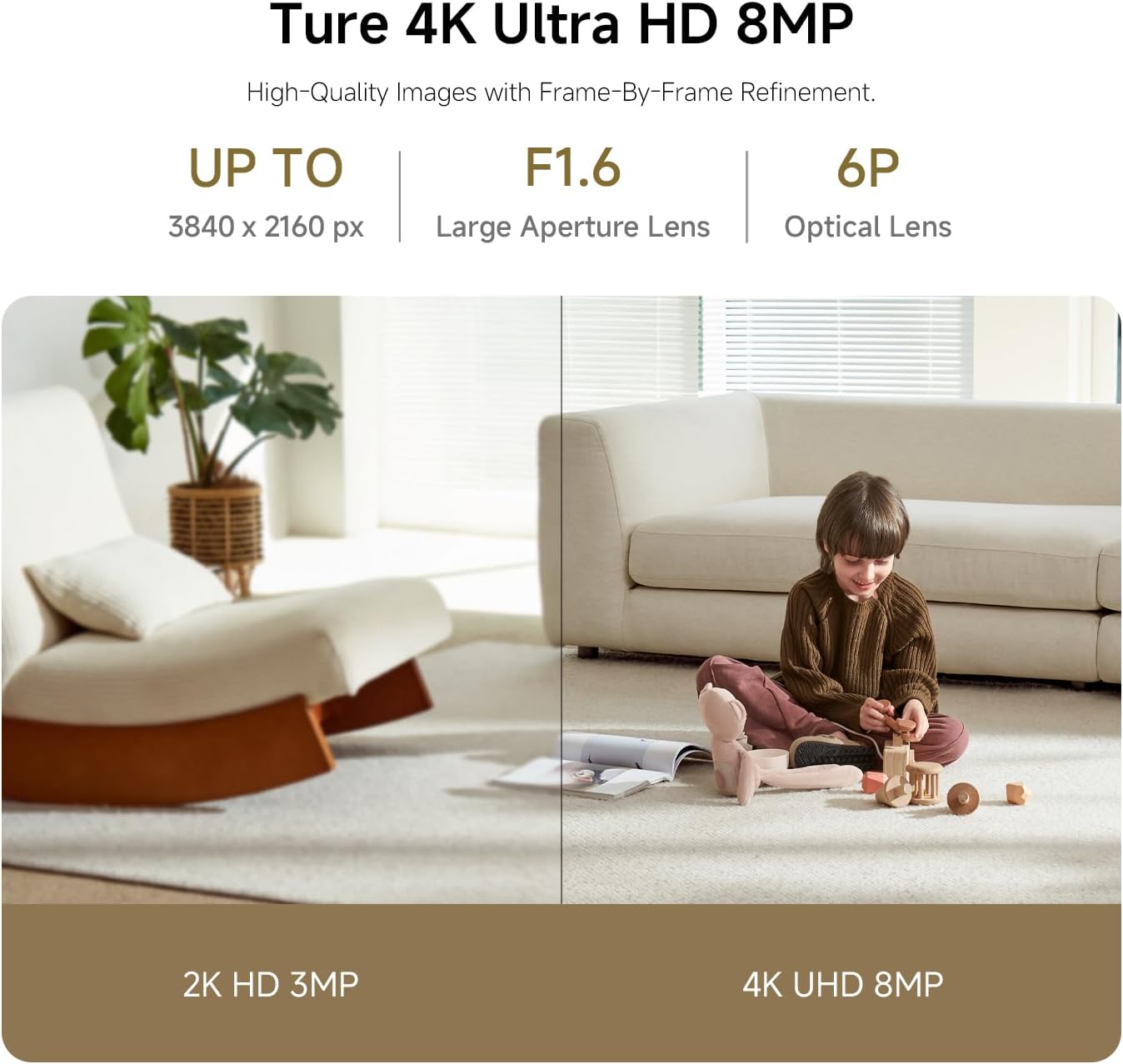 【Special Offer】Xiaomi Smart Camera C701 -  4K WiFi Indoor Security Camera 8MP AI Human Detection 360° Pan Tilt Color Night Vision Two-Way Audio Smart Home CCTV