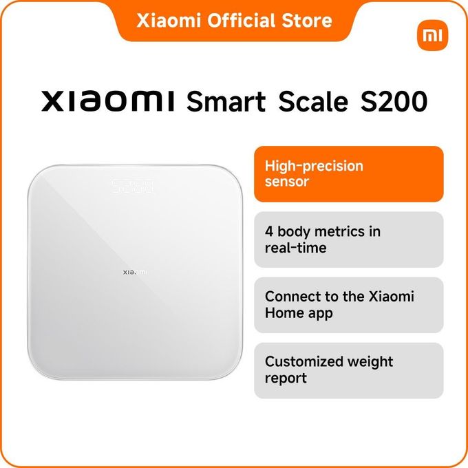 【Xiaomi Official】Mi Smart Scale S200 - Digital Body Weight Scale Bluetooth BMI Health Monitor 150kg